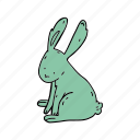 animal, color, easter, hare, holiday, rabbit