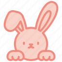 bunny, easter, rabbit, happy, spring, cute, ears
