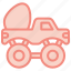 truck, monster, pickup, easter, egg, car, happy 