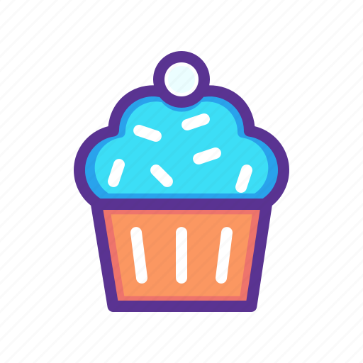 Cake, cup, dessert, muffin, pudding, sweet, hygge icon - Download on Iconfinder
