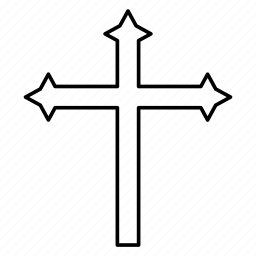 Catholic, religious, cross, church icon - Download on Iconfinder