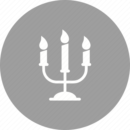 Candle, decoration, fire, lamp, light, stand icon - Download on Iconfinder