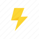 electricity, lightning, nature, weather icon