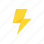 electricity, lightning, nature, weather icon 