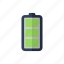 battery, eco, full, hal icon 