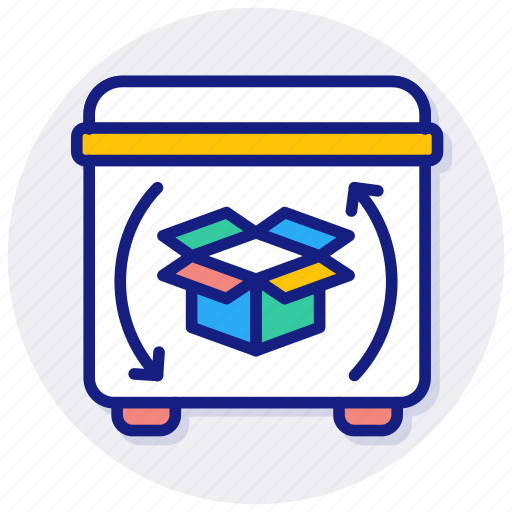 Recycling, cardboard, box, cereal, package, packaging, waste icon - Download on Iconfinder