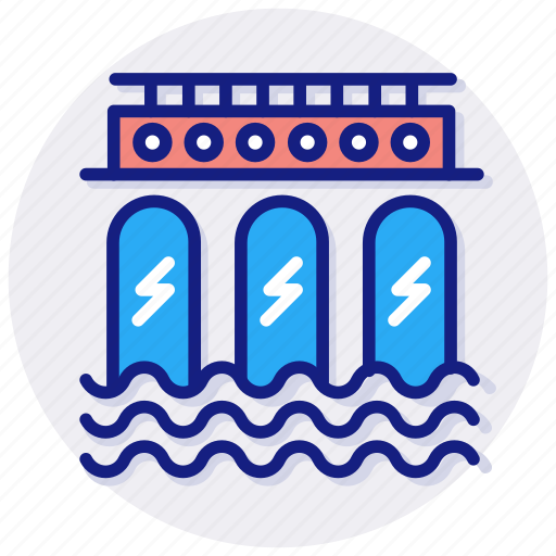 Hydroelectricity, alternative, energy, green, hydro, electricity, resources icon - Download on Iconfinder