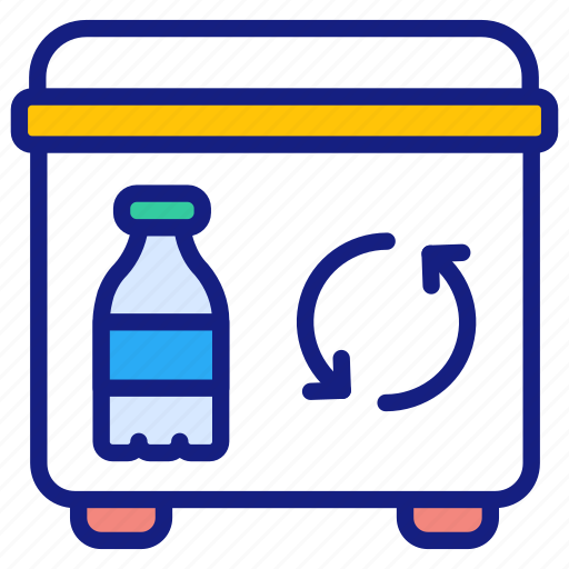 Plastic, recycling, recycle, reuse, tupperware, utensils, bottle icon - Download on Iconfinder