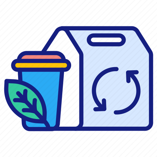 Eco, food, packaging, label, recyclable, recycle, recycled icon - Download on Iconfinder