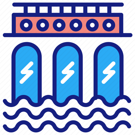 Hydroelectricity, alternative, energy, green, hydro, electricity, resources icon - Download on Iconfinder