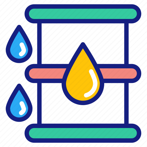 Barrel, environment, leaking, oil, pollution, fuel, petroleum icon - Download on Iconfinder
