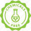 chemicals free, label, bio, tag 