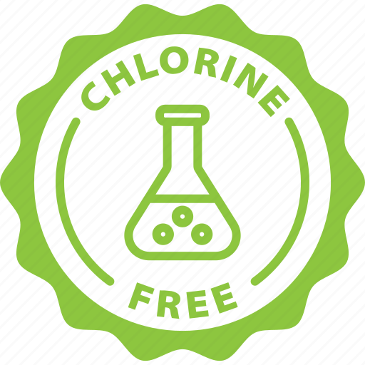 Badge, chlorine, diapers, free, green, healthy, label icon - Download on Iconfinder