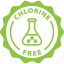 badge, chlorine, diapers, free, green, healthy, label 