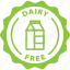 dairy free, label, lactose free, no milk, tag 
