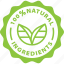 badge, green, ingredients, label, natural, nature, tag 