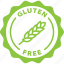 gluten free, label, celiac, sticker, tag 