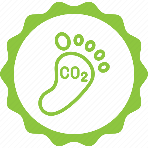 Carbon, eco, footprint, label, neutral, sticker icon - Download on Iconfinder