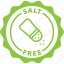 label, salt free, food label, no added salt, tag 
