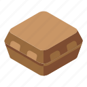 carton, package, isometric