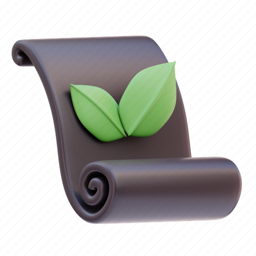 Sustainable, eco, file, ecology, folder, energy, paper 3D illustration - Download on Iconfinder