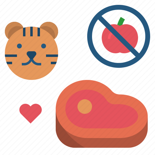 Carnivore, flesh, meat, predator, tiger icon - Download on Iconfinder