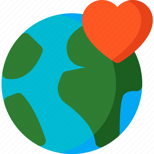 Earth Flag Globe Like Love Nation World Icon