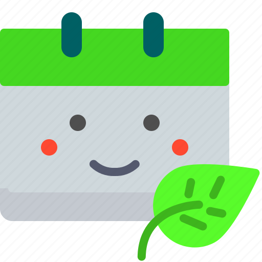 Appointment, calendar, day, earth, green, leaf icon - Download on Iconfinder