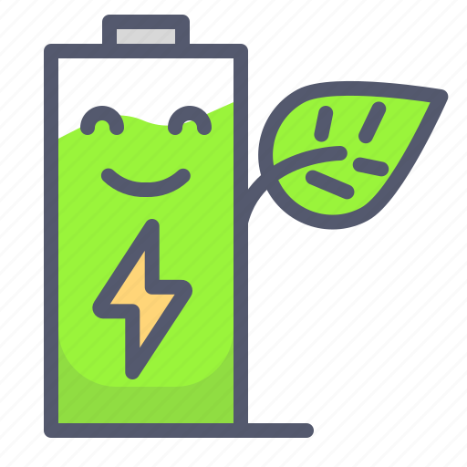 Battery, charge, energy, green, recharge icon - Download on Iconfinder