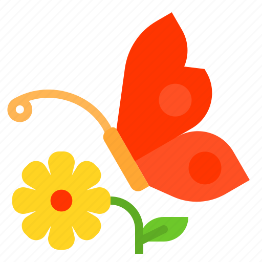 Butterfly, floral, flower, spring, summer icon - Download on Iconfinder