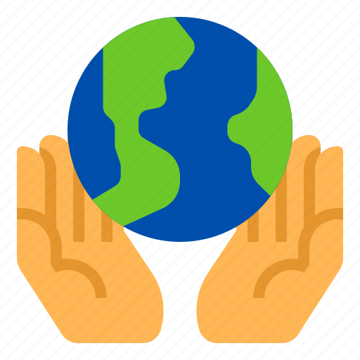 Ecology, environment, hand, planet, save icon - Download on Iconfinder