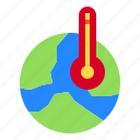 globe, nature, plant, thermometer, world