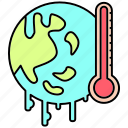 global, thermometer, warming