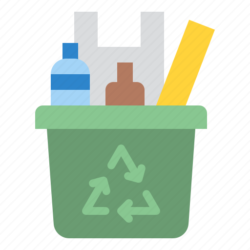 Ecology, glass, paper, plastic, recycle icon - Download on Iconfinder