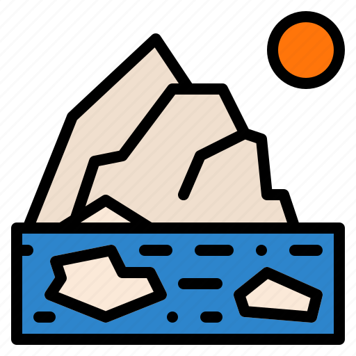 Ecology, ice, iceberg, melt, nature icon - Download on Iconfinder