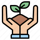 ecology, hand, nature, plant, sprout 