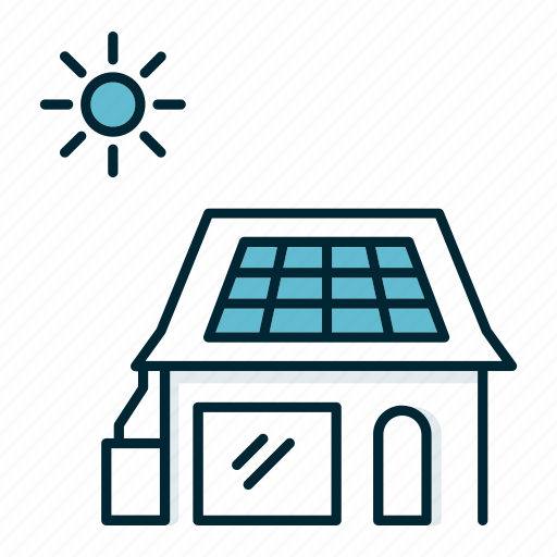 Battery, energy, photovoltaic, power, roof, solar panel, sun icon - Download on Iconfinder