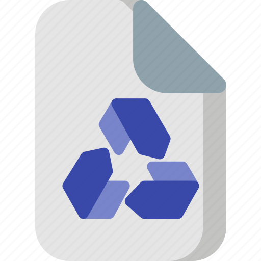 Paper, recycle, delete, file, page, text, write icon - Download on Iconfinder