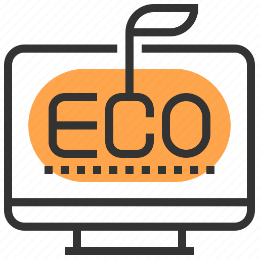 Eco, ecological, ecology, energy, recycle, save, computer icon - Download on Iconfinder