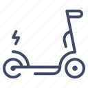 ecology, electric, energy, scooter, transport