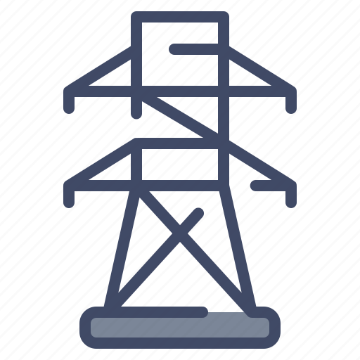 Electric, electricity, energy, tower icon - Download on Iconfinder