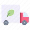 eco, ecology, leaf, transport, truck, vehicle