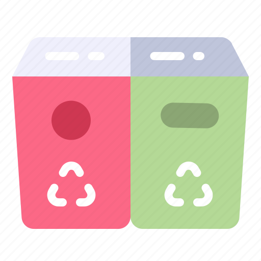 Bin, garbage, recycle, separate, trash, waste icon - Download on Iconfinder