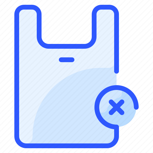 Bag, ecology, environment, no, plastic, pollution, waste icon - Download on Iconfinder