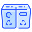 bin, garbage, recycle, separate, trash, waste