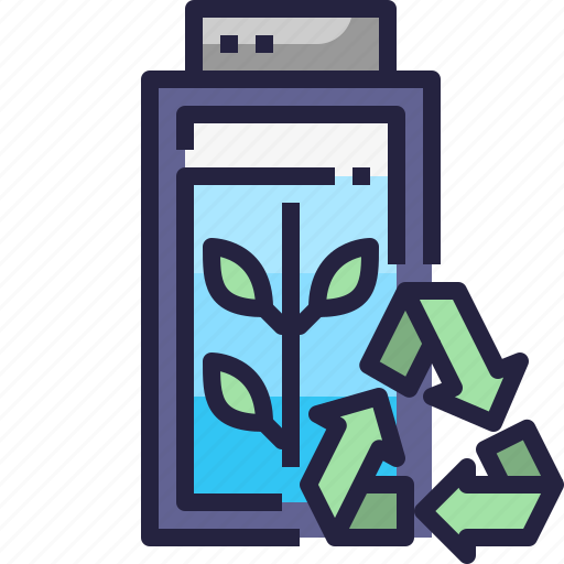 Battery, eco, energy, electricity, recycle icon - Download on Iconfinder