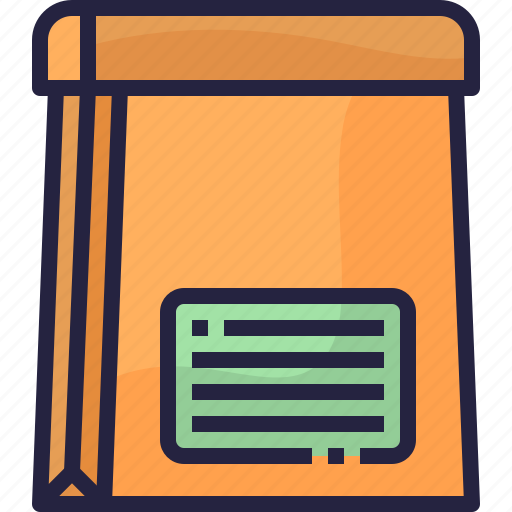 Bag, grocery, paper, shopping, takeaway icon - Download on Iconfinder