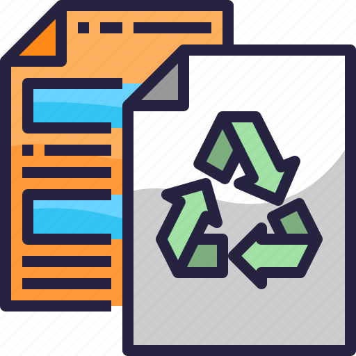 Environment, recycle, paper, document, papers icon - Download on Iconfinder