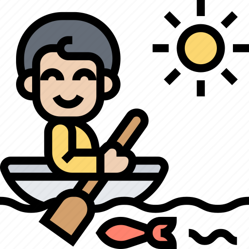 Biome, paddle, boat, sea, summer icon - Download on Iconfinder