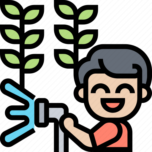 Watering, plant, nursery, growth, botanist icon - Download on Iconfinder